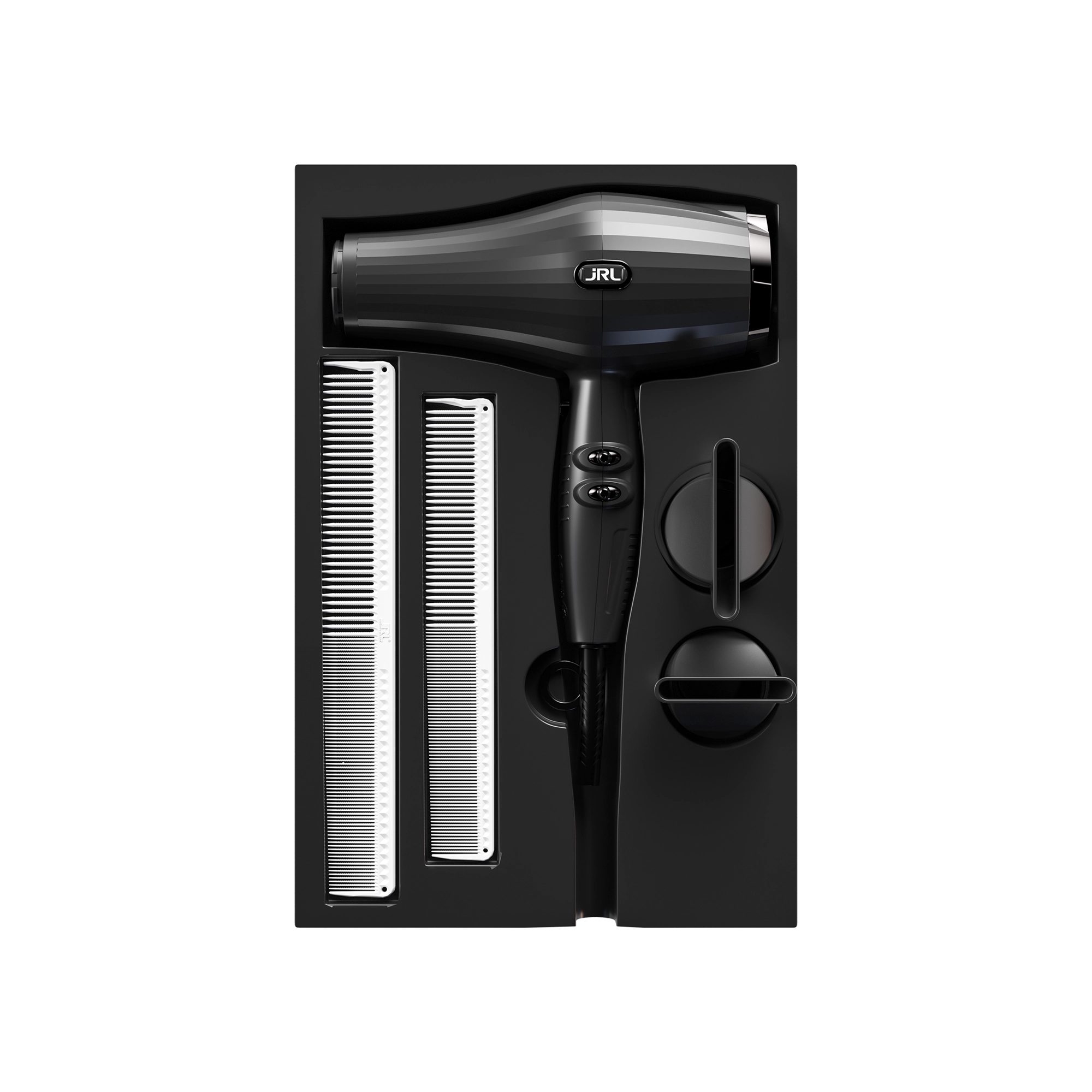 JRL Forte Pro 2020L Haartrockner Combo Kit mit 2 JRL Kämmen
