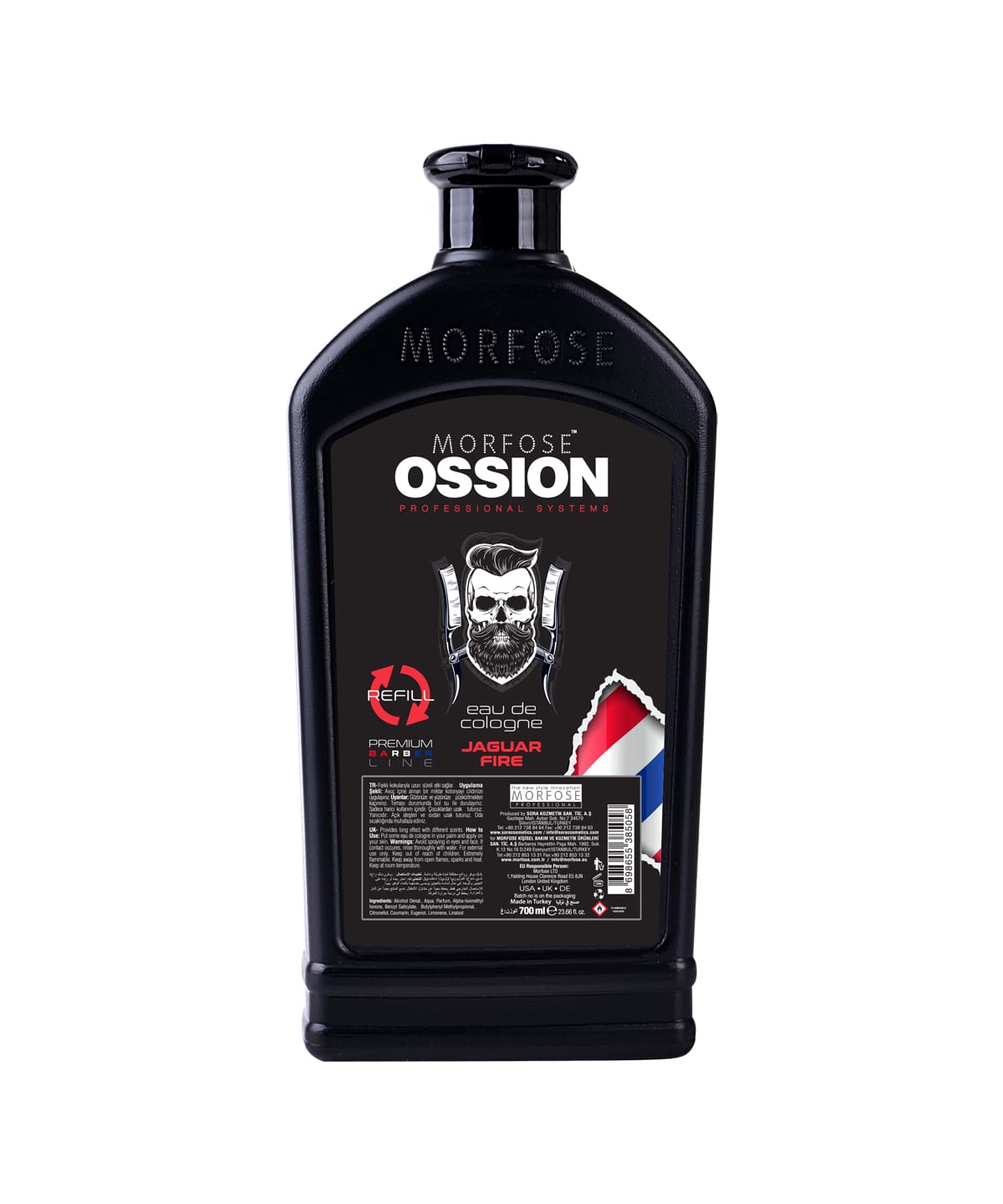 Ossion Premium Barber Line Eau De Refill Cologne