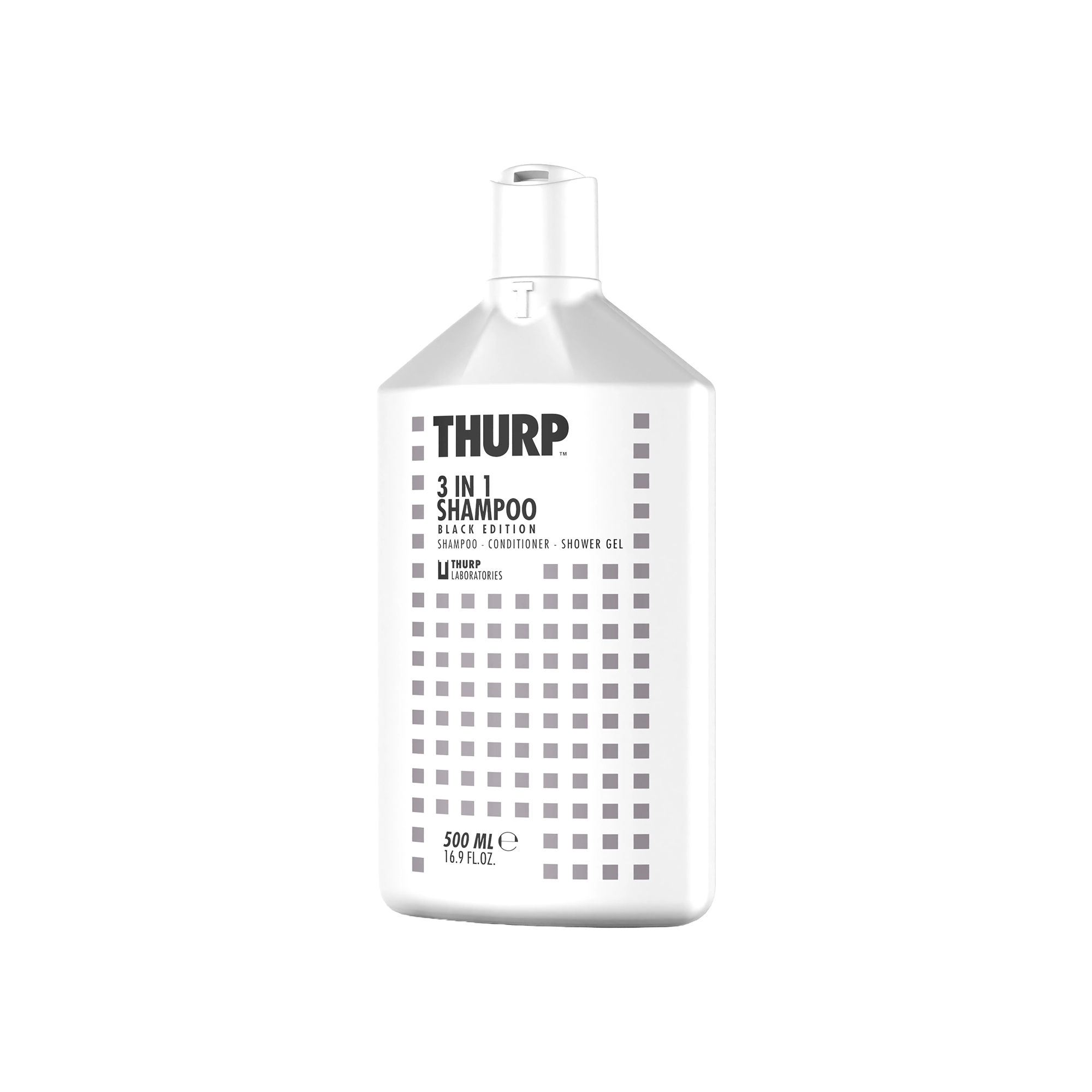 Thurp 3 in 1 Shampoo Black Edition für Haar und Bart