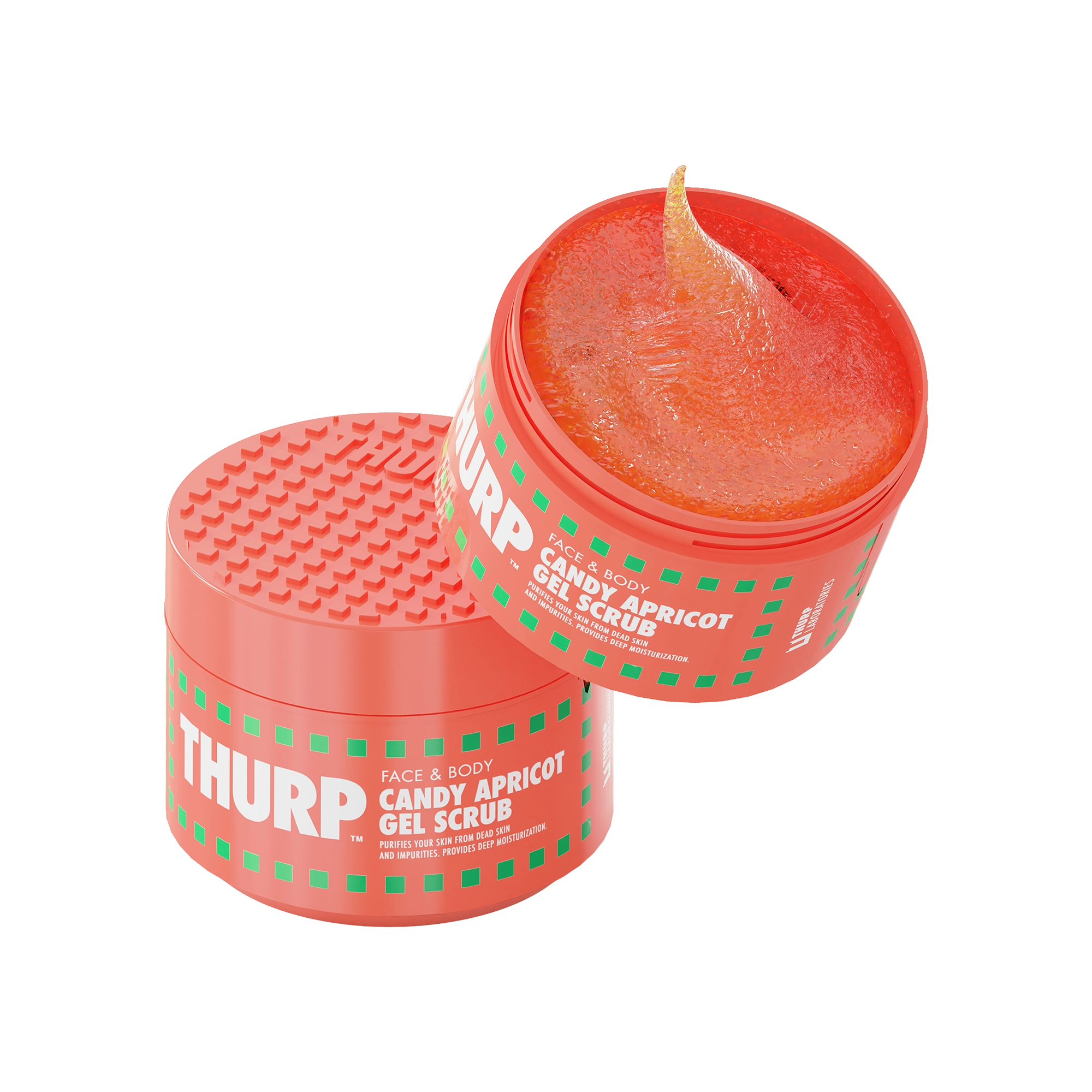 Thurp Candy Apricot Face & Body Gel Scrub